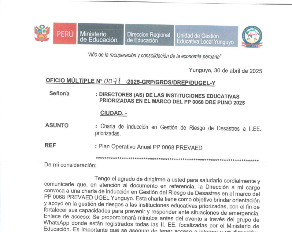 Imagen Comunicado